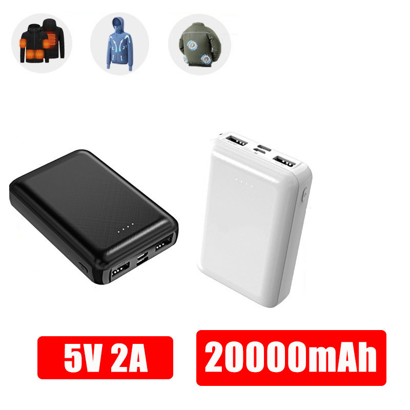 Mini Power Bank 20000mAh 5V 2A - đánh giá và giá Heated Vest Battery