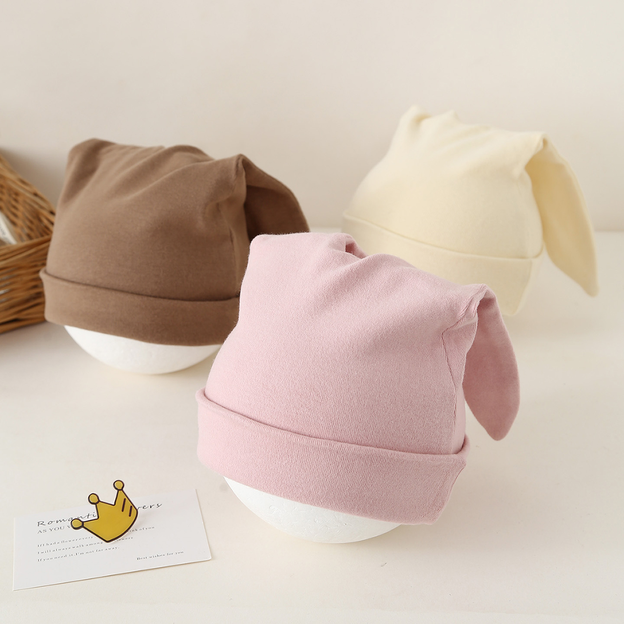 Cute Lop-eared Newborn Fetal H - đánh giá và giá Knit Beanie Hat Warm
